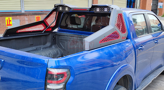 Beli OEM Hitam 4x4 Toyota Tacoma Roll Bar Aksesoris Mobil Nissan Navara Np300 Dengan Lampu online manufacture