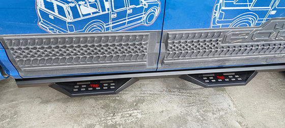 Langkah Samping Papan Lari Hitam Stainless Steel ISO9001 Untuk Platform Ford F150
