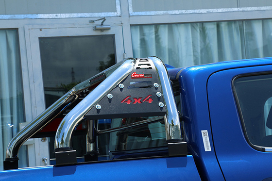 Roll Bar Truk Olahraga Stainless Steel Perak Untuk Nissan Navara NP300 KW-RLB0146